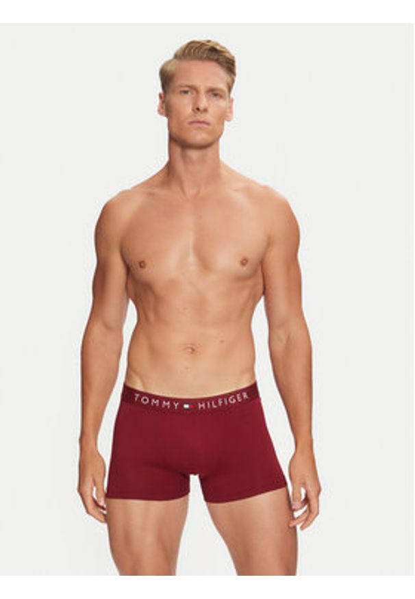 TOMMY HILFIGER - Tommy Hilfiger Komplet 3 par bokserek UM0UM03181 Kolorowy. Materiał: bawełna. Wzór: kolorowy