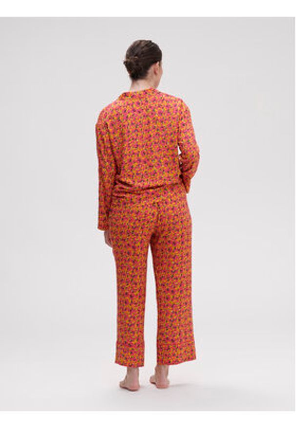 Simone Pérèle Koszulka piżamowa Songe 18S957 Różowy Wide Fit. Kolor: różowy. Materiał: wiskoza