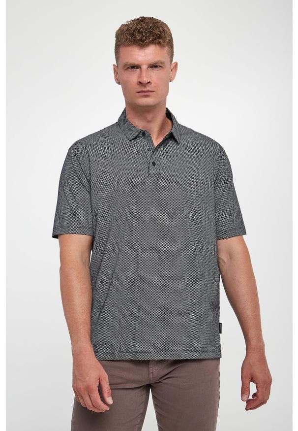 Armani Exchange - Polo męskie ze wzorem ARMANI EXCHANGE. Typ kołnierza: polo