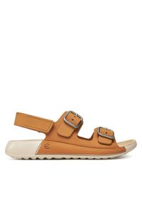 ecco - ECCO Sandały Cozmo W 20690302021 Brązowy. Kolor: brązowy. Materiał: skóra, nubuk