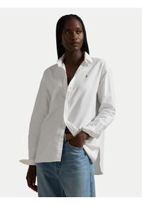 Polo Ralph Lauren Koszula 211956604001 Biały Relaxed Fit. Typ kołnierza: polo. Kolor: biały. Materiał: bawełna #1