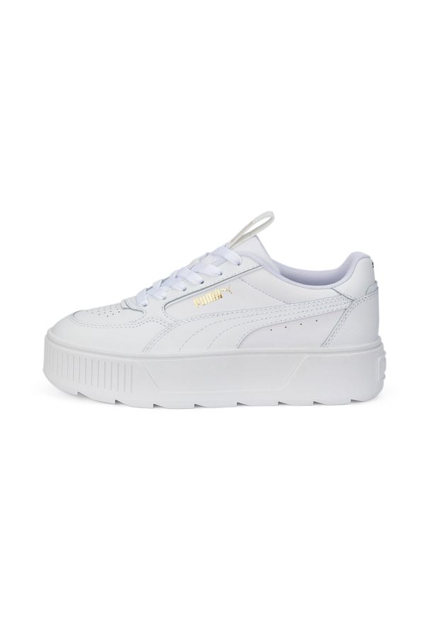 Buty do chodzenia damskie Puma KARMEN REBELLE. Kolor: biały, wielokolorowy, żółty. Materiał: syntetyk, materiał. Szerokość cholewki: normalna. Sport: turystyka piesza