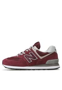 New Balance Sneakersy ML574EVM Bordowy. Kolor: czerwony. Materiał: zamsz, skóra. Model: New Balance 574 #2