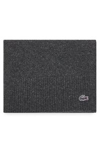 Lacoste Szalik RE5992 Szary. Kolor: szary. Materiał: wełna, materiał #3