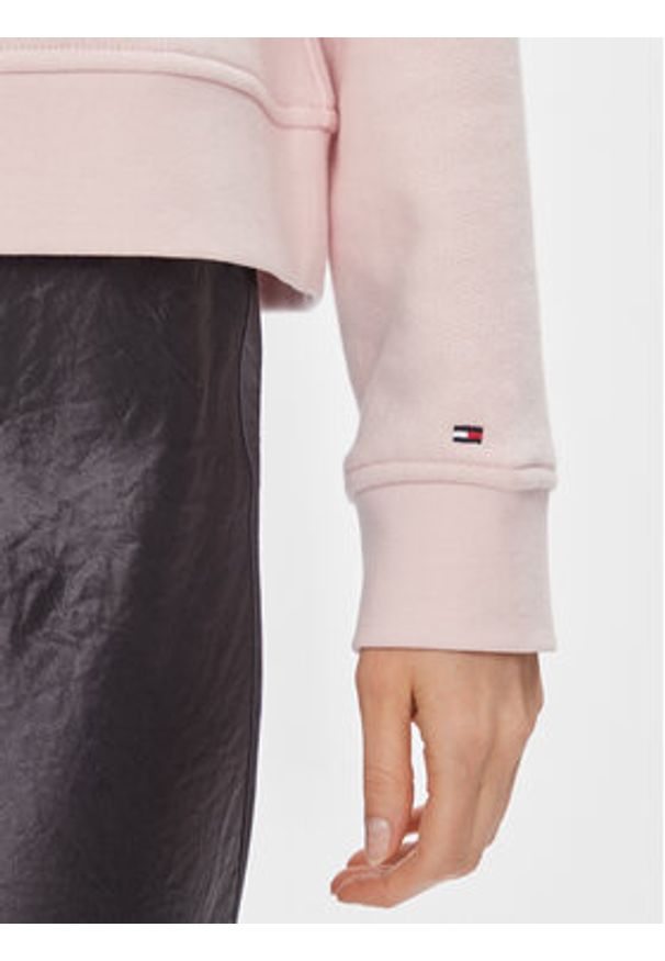 TOMMY HILFIGER - Tommy Hilfiger Bluza 1985 WW0WW40274 Różowy Relaxed Fit. Kolor: różowy. Materiał: bawełna, syntetyk