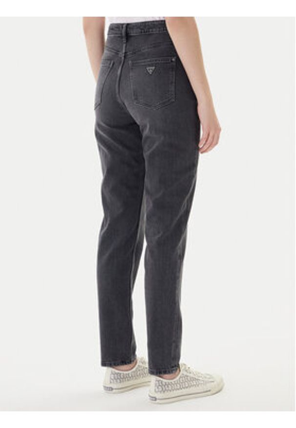 Guess Jeansy W2YA21 D4QD2 Szary Mom Fit. Kolor: szary
