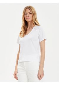 Brave Soul T-Shirt LTS-627SONNYWH Biały Relaxed Fit. Kolor: biały. Materiał: bawełna #1