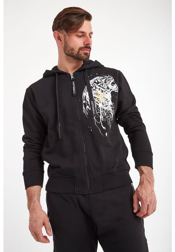 Bluza Just Cavalli z nadrukiem, na co dzień, casualowa