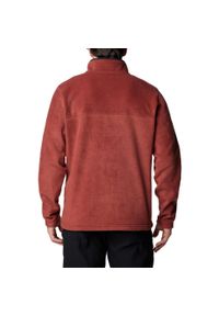 columbia - Bluza polarowa męska Columbia Steens Mountain Half Snap II. Kolor: czerwony. Materiał: polar