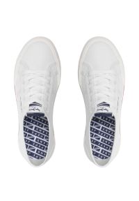 Buty Pepe Jeans Brady Basic W PLS31287 białe. Okazja: na co dzień. Kolor: biały. Materiał: materiał, syntetyk, guma. Szerokość cholewki: normalna. Styl: casual #6