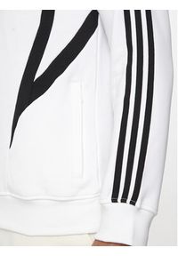 Adidas - adidas Bluza IZ4829 Biały Regular Fit. Kolor: biały. Materiał: bawełna #3