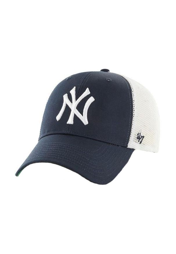 47 Brand - Czapka z daszkiem - Branson - New York Yankees - Regulowana - Dla dorosłych. Kolor: niebieski. Styl: sportowy
