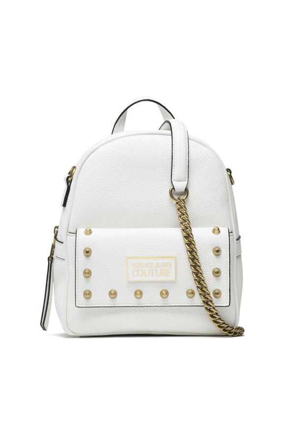 Versace Jeans Couture Plecak 74VA4BE8 Biały. Kolor: biały. Materiał: skóra