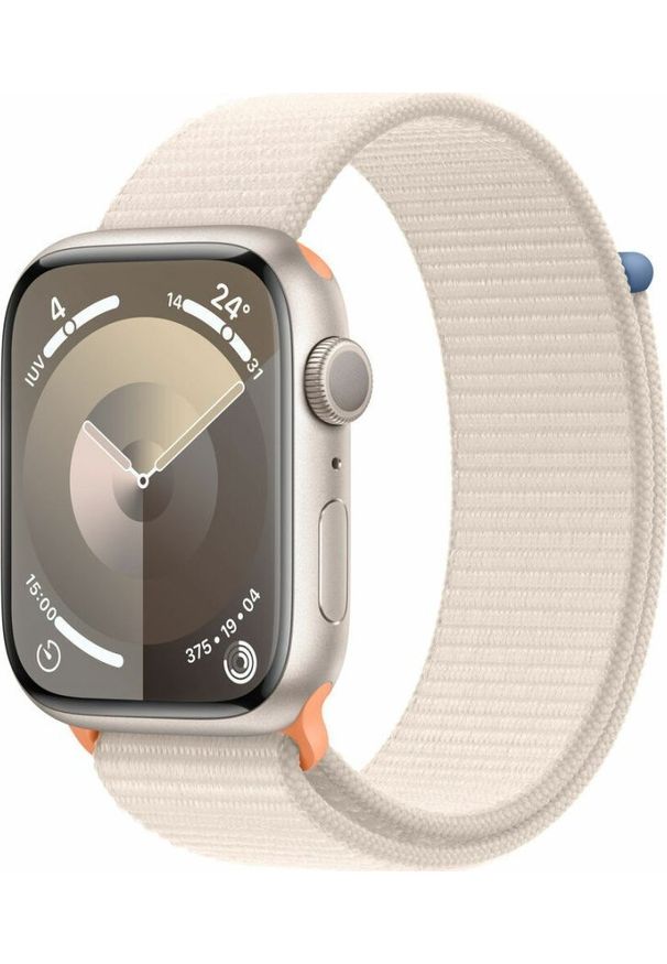 APPLE - Smartwatch Apple Smartwatch Apple Watch Series 9 Beżowy 1,9" 45 mm. Rodzaj zegarka: smartwatch. Kolor: beżowy