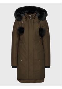 Moose Knuckles Parka Original Stirling MK2003LP Zielony Regular Fit. Kolor: zielony. Materiał: bawełna