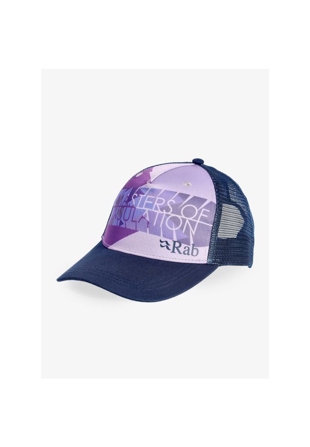 Czapka z daszkiem Rab Trucker Masters Cap - lilac. Kolor: fioletowy. Sezon: zima