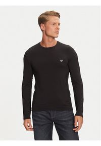 Emporio Armani Underwear Longsleeve 111984 4F511 00020 Czarny Regular Fit. Kolor: czarny. Długość rękawa: długi rękaw