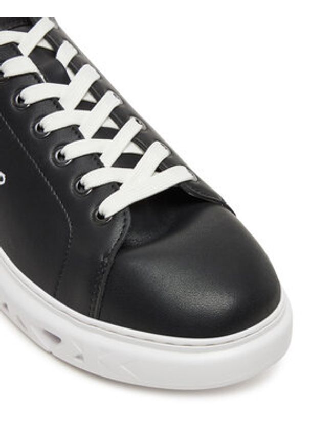 Karl Lagerfeld - KARL LAGERFELD Sneakersy KL54515 Czarny. Kolor: czarny. Materiał: skóra