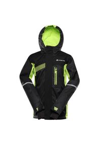 ALPINE PRO - Kurtka dziecięca narciarska snowboardowa 10.000 Alpine Pro Dearo 2. Kolor: czarny. Sezon: zima. Sport: narciarstwo, snowboard #1