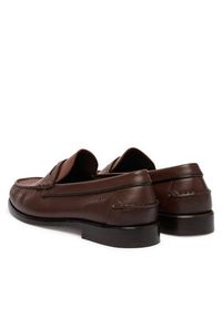 TOMMY HILFIGER - Tommy Hilfiger Mokasyny Penny Crust FM0FM05836 Brązowy. Kolor: brązowy. Materiał: skóra #3