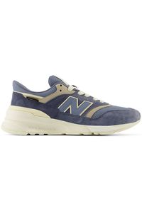 Buty męskie New Balance U997ROC – niebieskie. Okazja: na co dzień. Kolor: niebieski. Materiał: guma, materiał, tkanina, skóra. Szerokość cholewki: normalna