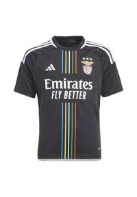 Adidas - Koszulka do piłki nożnej dla dzieci ADIDAS Benfica wyjazdowa sezon 2023/2024. Wzór: kolorowy. Sport: piłka nożna #1