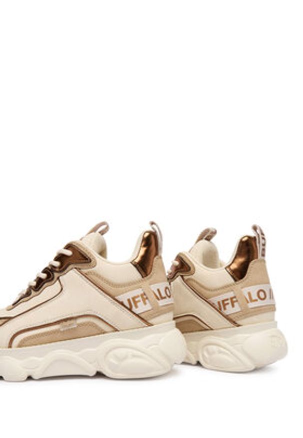 Buffalo Sneakersy Cld Chai 1636524 Beżowy. Kolor: beżowy. Materiał: skóra