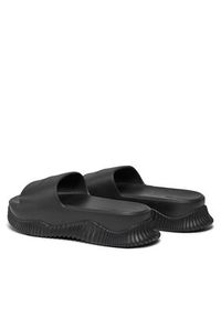 Calvin Klein Klapki Texture Hybrid Slide HW0HW01850 Czarny. Kolor: czarny