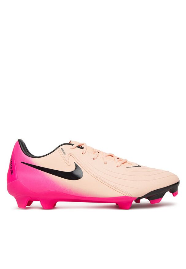 Nike Buty do piłki nożnej Phantom GX II Academy FG/MG FD6723-800 Pomarańczowy. Kolor: pomarańczowy. Materiał: syntetyk