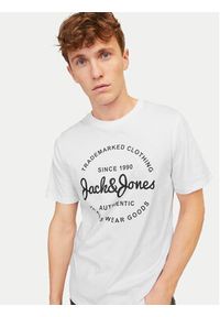 Jack & Jones - Jack&Jones T-Shirt Forest 12247972 Biały Standard Fit. Kolor: biały. Materiał: bawełna #4