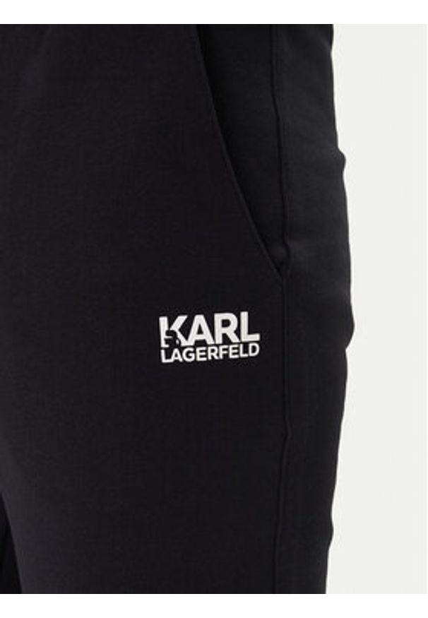 Karl Lagerfeld - KARL LAGERFELD Spodnie dresowe 705782 562917 Granatowy Regular Fit. Kolor: niebieski. Materiał: bawełna