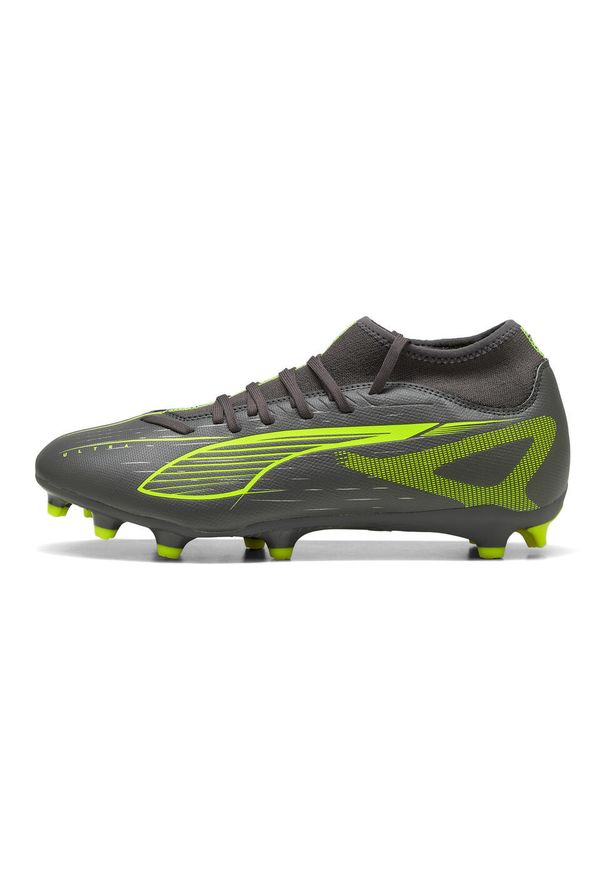 Puma - Buty piłkarskie męskie PUMA Ultra 5 Play+ FG/AG matte aged alert/puma aged. Kolor: szary. Sport: piłka nożna