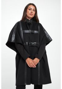 Twinset Milano - Ponczo damskie wełniane TWINSET. Materiał: wełna #2