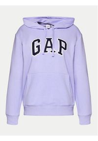 GAP - Gap Bluza 870537-03 Fioletowy Regular Fit. Kolor: fioletowy. Materiał: bawełna #6