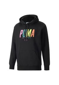 Bluza sportowa męska Puma Swxp Graphic. Typ kołnierza: kaptur. Kolor: czarny