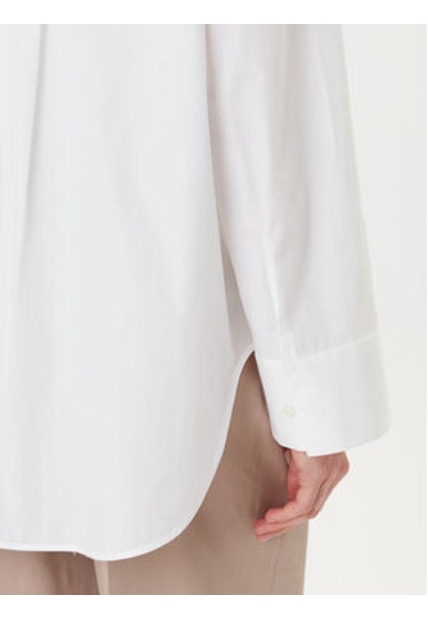 TOMMY HILFIGER - Tommy Hilfiger Koszula New Easy WW0WW45892 Biały Relaxed Fit. Kolor: biały. Materiał: bawełna