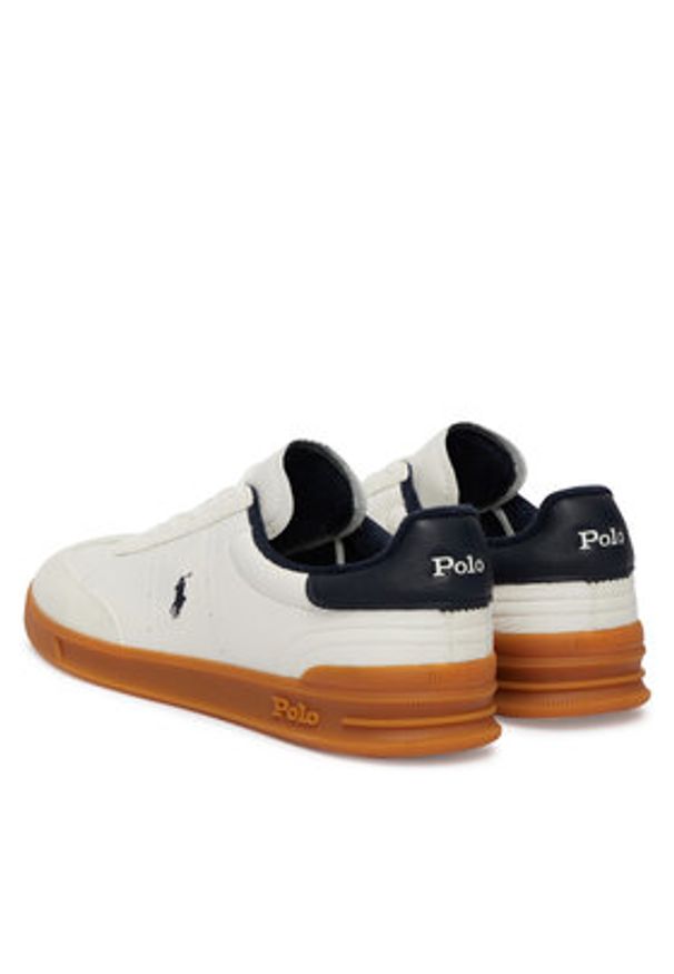 Polo Ralph Lauren Sneakersy Hrt Aera Pp Sk Ltl 809P06951001 Biały. Kolor: biały. Materiał: skóra