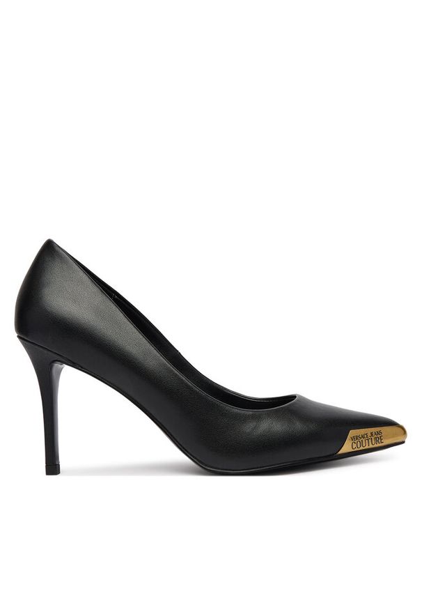 Szpilki Versace Jeans Couture. Kolor: czarny. Obcas: na szpilce