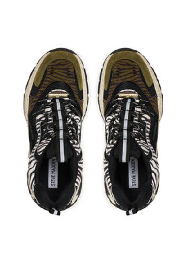 Steve Madden Sneakersy Animates-L SM11004762 Czarny. Kolor: czarny. Materiał: zamsz, skóra