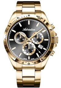 Zegarek Adriatica Zegarek męski Adriatica A1053.1114CH złoty. Kolor: złoty #1