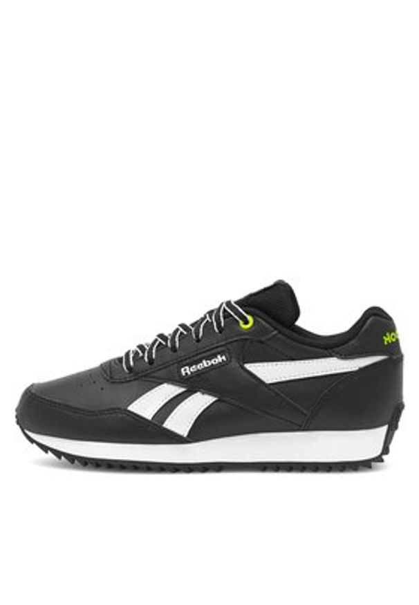 Reebok Sneakersy Rewind Run Ri 100032929-W Czarny. Kolor: czarny. Materiał: skóra. Sport: bieganie
