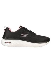 skechers - Buty do chodzenia damskie Skechers GO Walk Hyper Burst. Zapięcie: sznurówki. Kolor: czarny. Materiał: materiał, syntetyk, tkanina. Szerokość cholewki: normalna. Sport: turystyka piesza