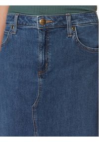 Lee Spódnica jeansowa 112349007 Niebieski Loose Fit. Kolor: niebieski. Materiał: bawełna