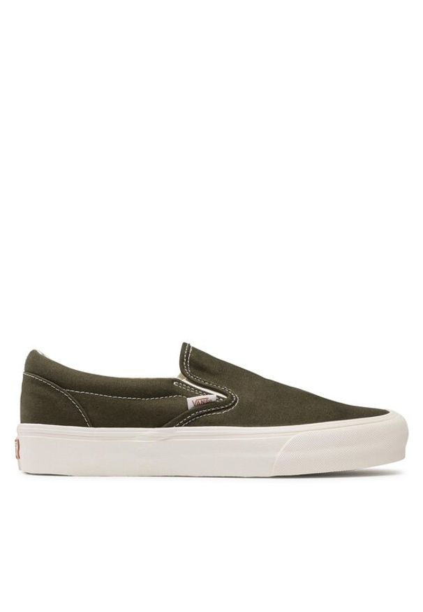 Vans Tenisówki Slip-On Vr3 VN0007NC50K1 Khaki. Zapięcie: bez zapięcia. Kolor: brązowy