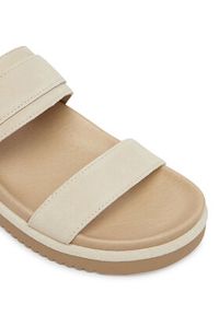 Steve Madden Klapki Take-TWO 11005321 Beżowy. Kolor: beżowy. Materiał: zamsz, skóra #3