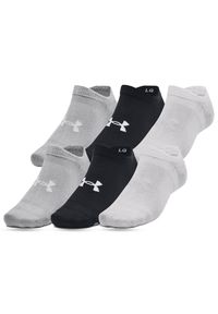Skarpety sportowe Under Armour Essential niskie stopki (6-PAK). Kolor: czarny. Sport: turystyka piesza
