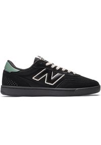 Buty męskie New Balance Numeric NM440BG2 – czarne. Kolor: czarny. Materiał: dresówka, guma, syntetyk, materiał, skóra. Szerokość cholewki: normalna. Sport: skateboard