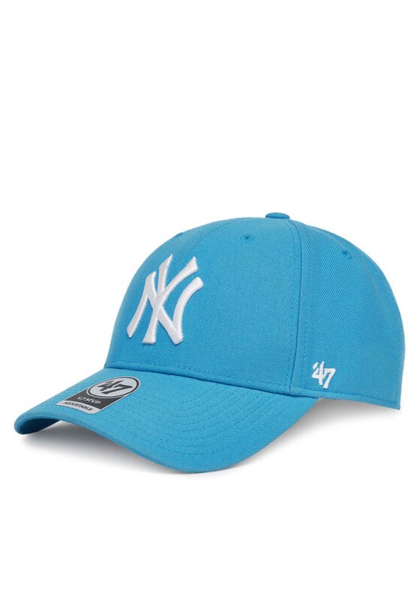 47 Brand Czapka z daszkiem MLB New York Yankees B-MVPSP17WBP-GB Błękitny. Kolor: niebieski. Materiał: materiał