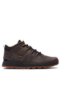 Timberland Trzewiki Sprint Trekker Mid TB0A657Z0331 Szary. Kolor: szary. Materiał: skóra. Sport: bieganie