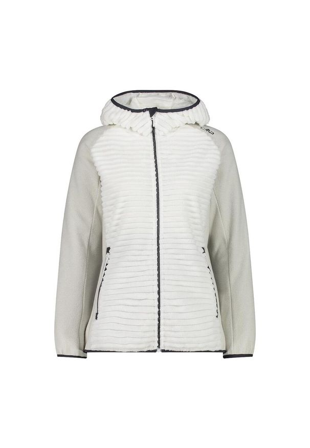 Bluza damska turystyczna CMP 32P1976. Kolor: biały. Styl: sportowy. Sport: turystyka piesza